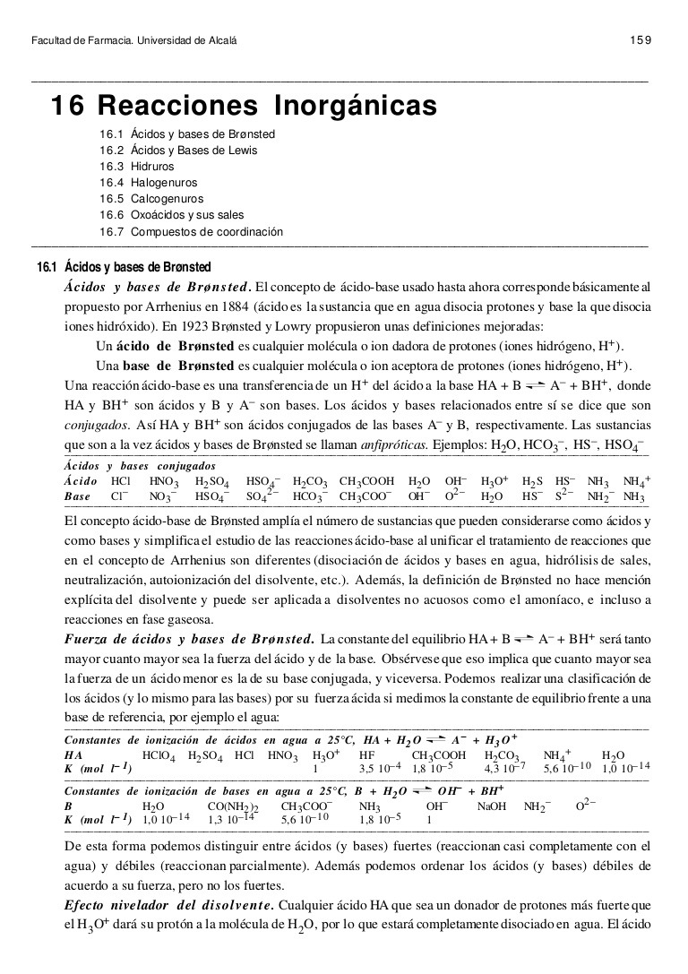 16 6 Acidos Debiles La Fisica Y Quimica